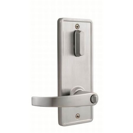 DORMAKABA COMMERCIAL HDWE Hardware Interconnected Entry Double Locking with SC1 Keyway; 2-3/4" Backset and ASA Strike Satin Ch QCI250E626